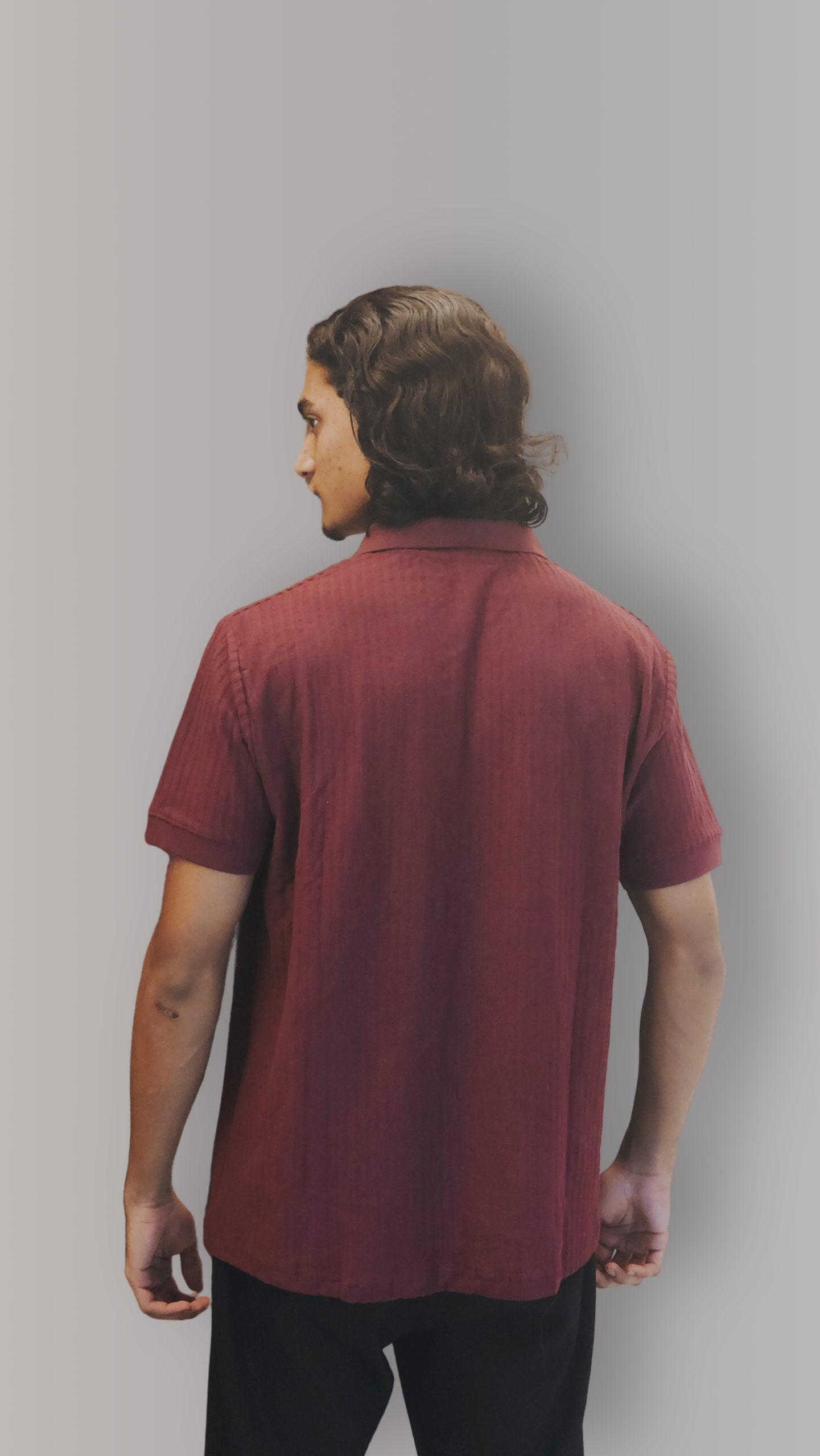 maroon back
