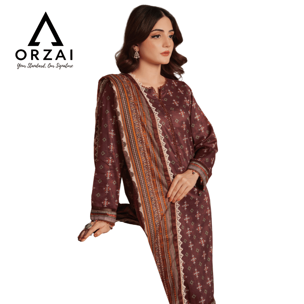 Pakistani 3-Piece Lawn Dress - Image 2