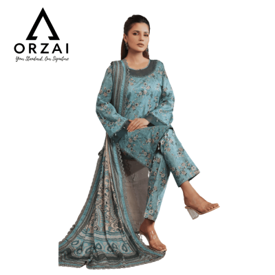 Pakistani 3-Piece Lawn Dress