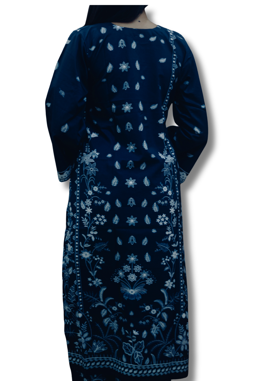 2 Piece Navy Women’s Silk Luxury Set - Image 4