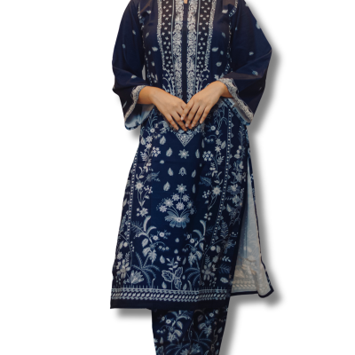 2 Piece Navy Women’s Silk Luxury Set
