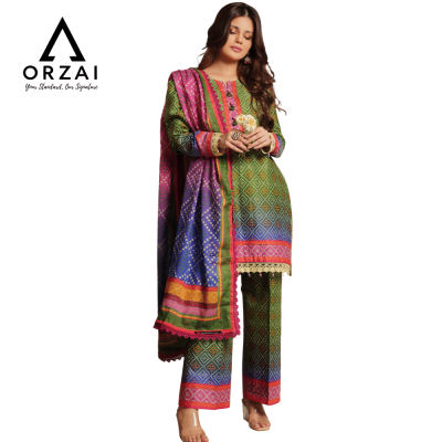 Pakistani 3-Piece Lawn Dress