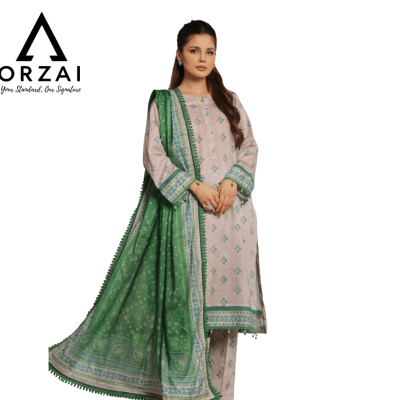 Pakistani 3-Piece Lawn Dress