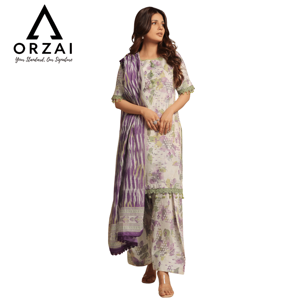 Pakistani 3-Piece Lawn Dress