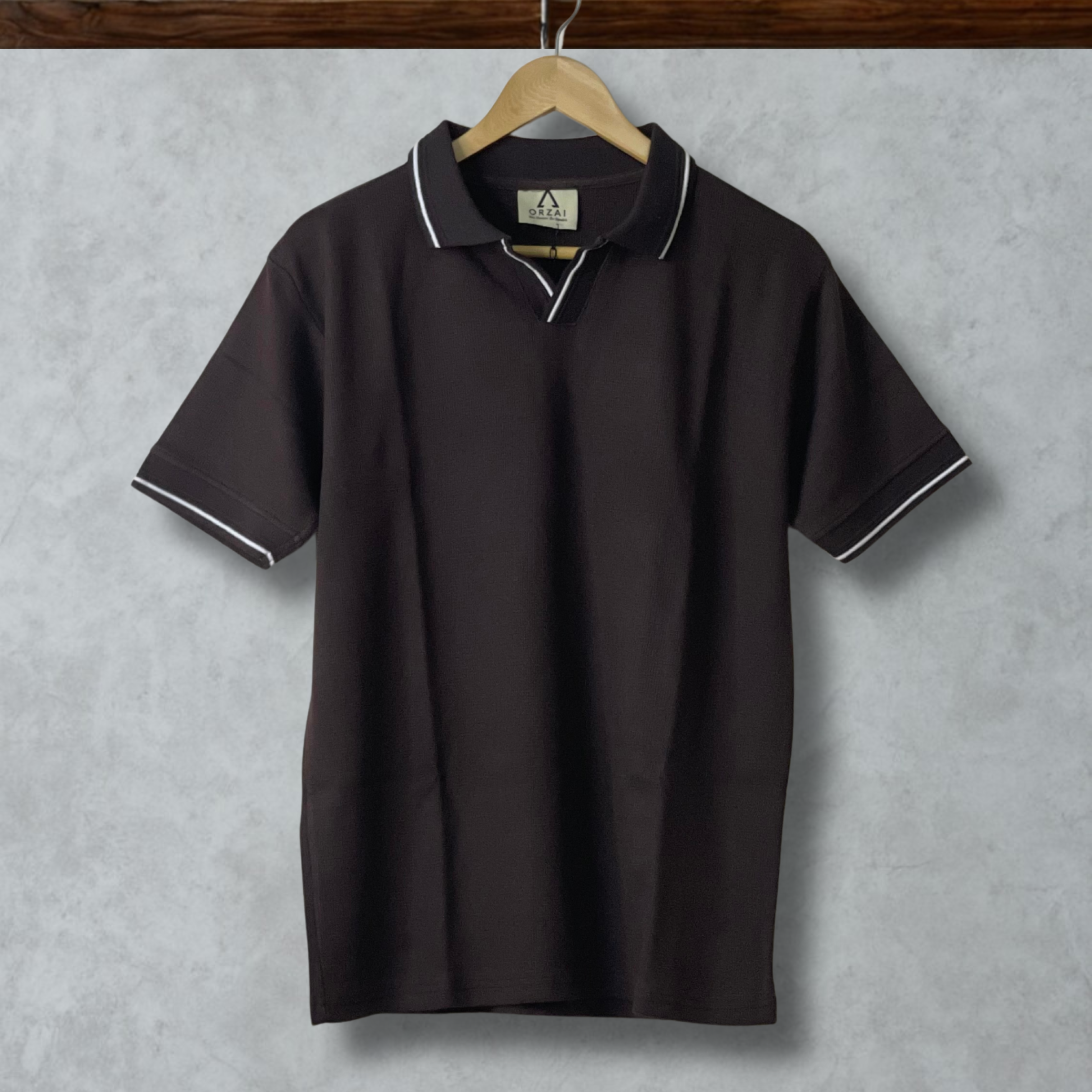 Deep Brown - Old Money Premium Polo T-Shirt