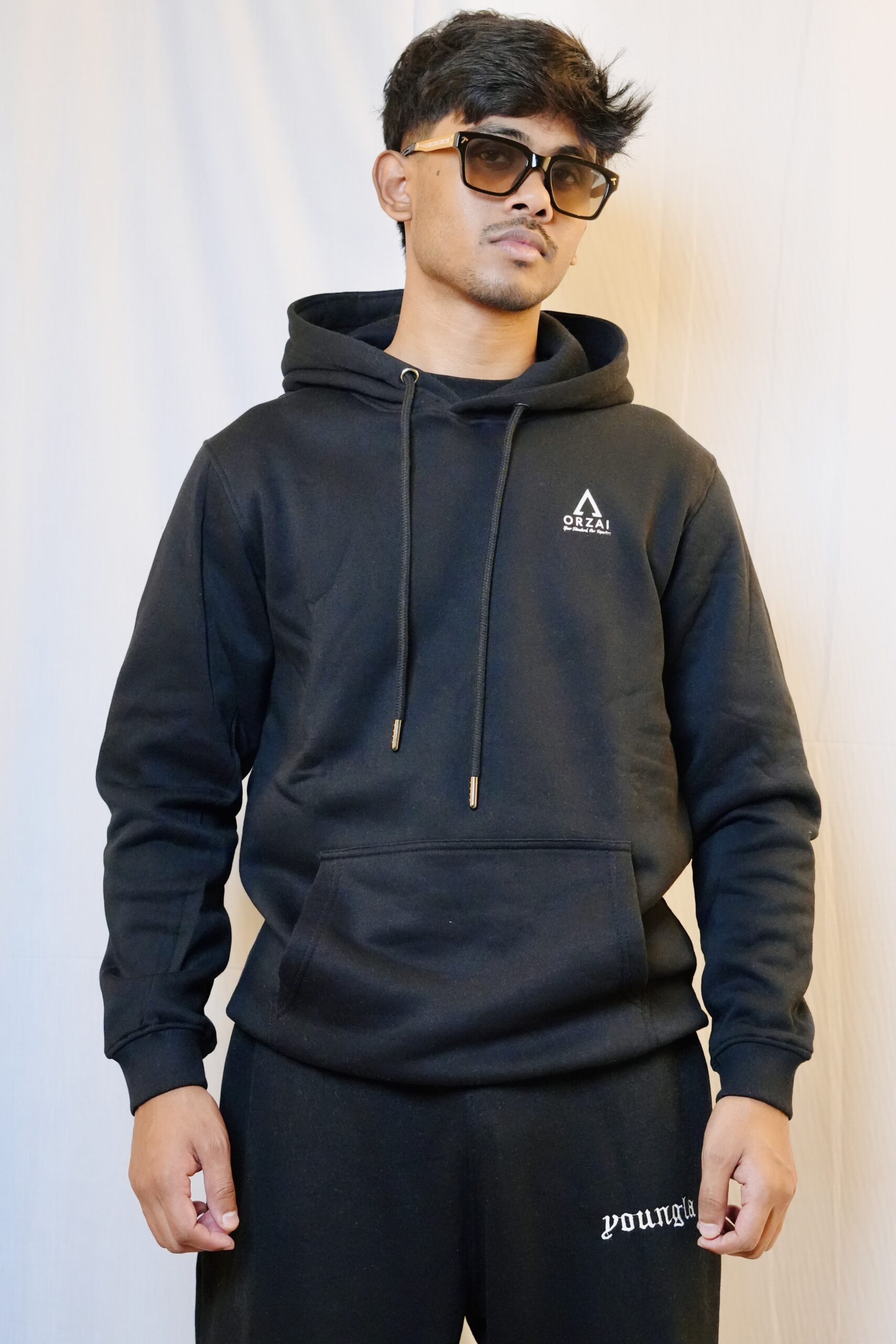 Men’s Premium Black Hoodie