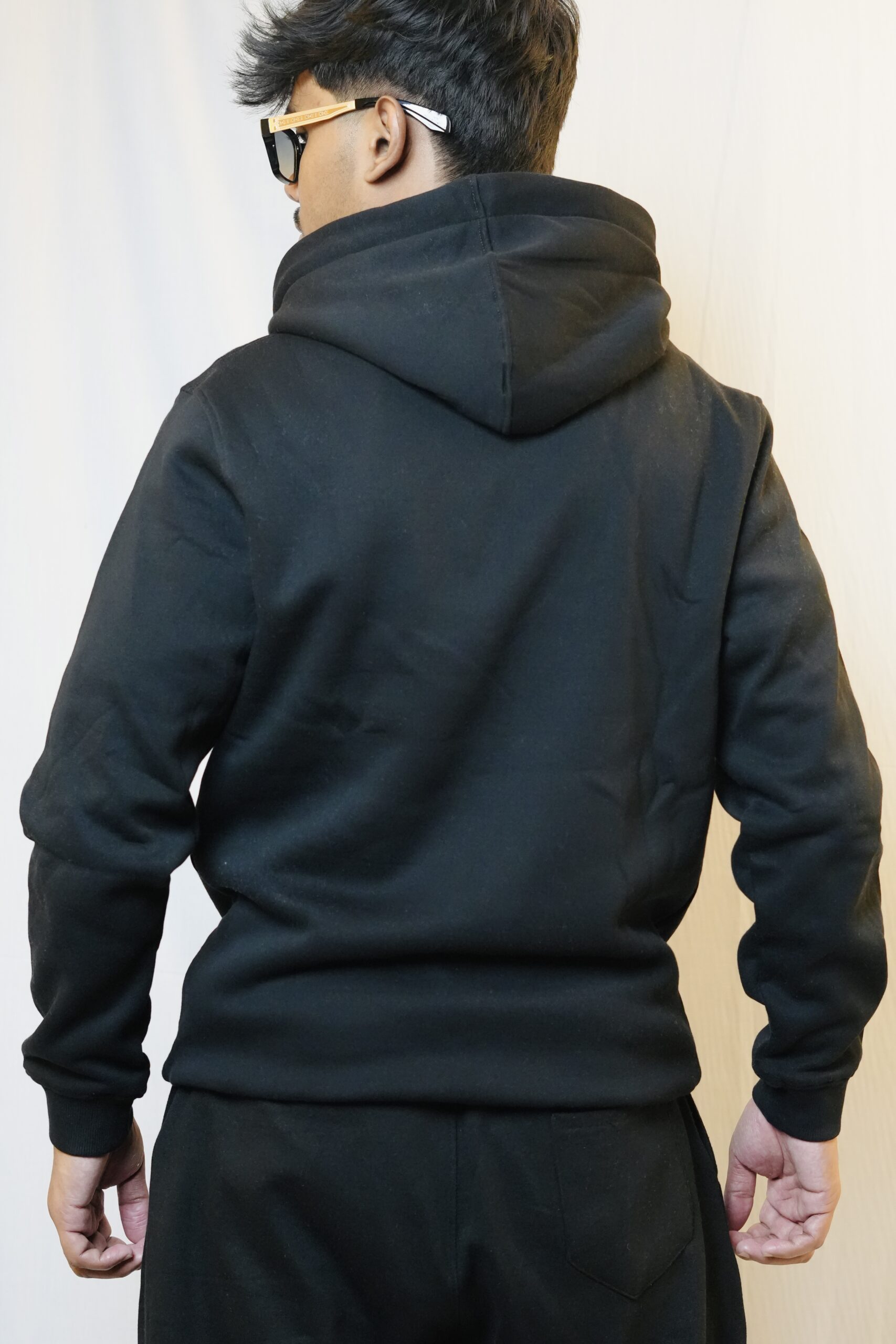 Men’s Premium Black Hoodie - Image 4