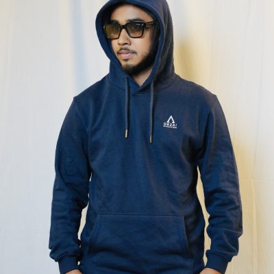 Men’s Premium Navy Blue Hoodie