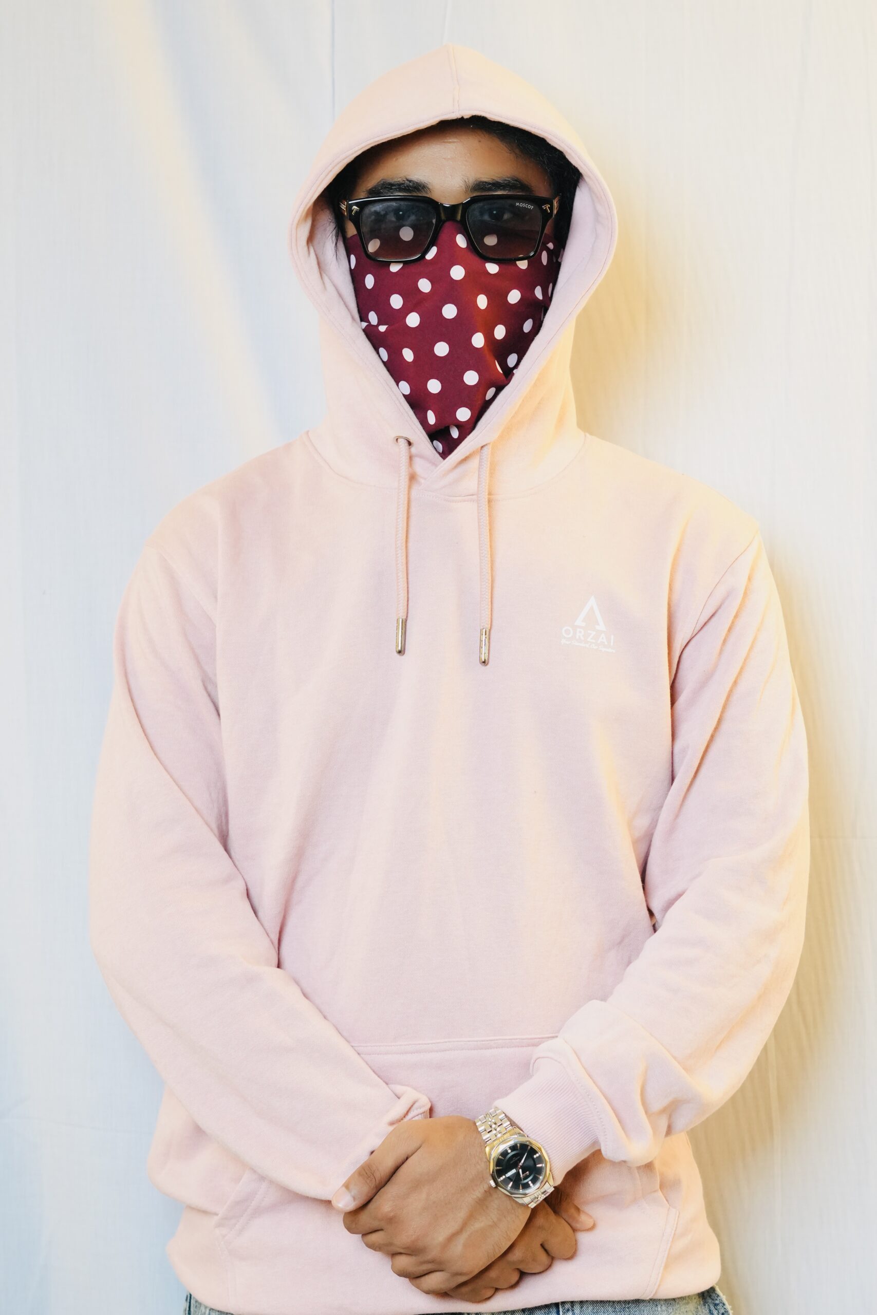 Men’s Premium Baby Pink Hoodie