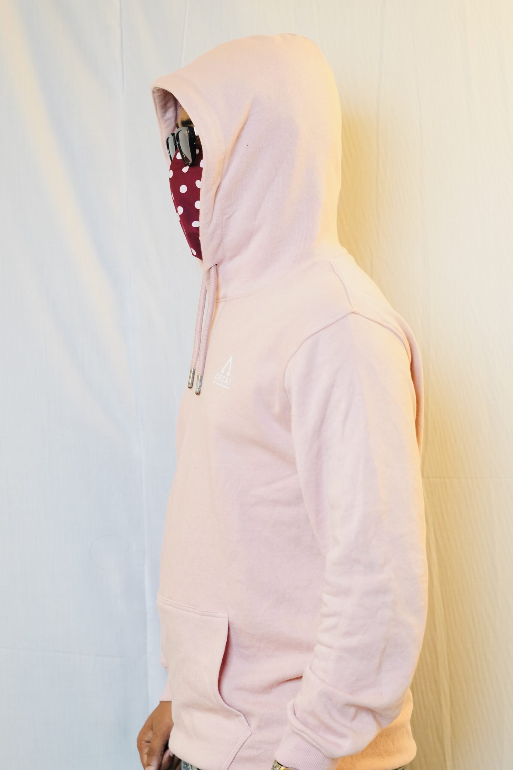 Men’s Premium Baby Pink Hoodie - Image 4